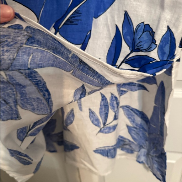 Calypso St Barth Blue and White Floral Dress - Picture 6 of 14